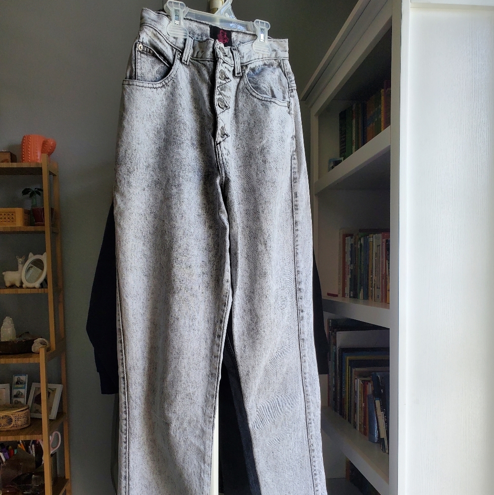 VTG Womens Sasson High Rise Acid Wash Jeans